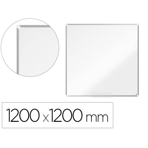 Pizarra blanca nobo premium plus melamina 1200x1200 mm