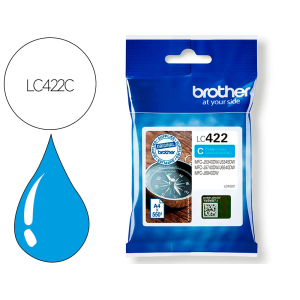 Ink-jet brother lc-422c cyan mfc-j5340dw / mfc-j5740dw / mfc-j6540dw / mfc-j6940dw 550 paginas