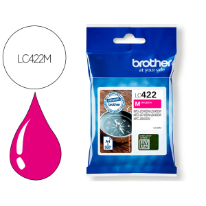 Ink-jet brother lc-422m magenta mfc-j5340dw / mfc-j5740dw / mfc-j6540dw / mfc-j6940dw 550 paginas
