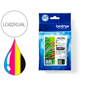 Ink-jet brother lc-422xlval mfc-j5340dw / mfc-j5740dw / mfc-j6540dw / mfc-j6940dw 3000 paginas negro 1500