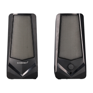 Altavoces q-connect bluetooth con iluminación rgb pot encia maxima 2x3w control de volumen color negro