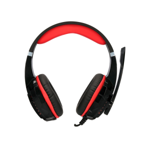 Auricular q-connect con microfono ajustable e iluminacion led color negro