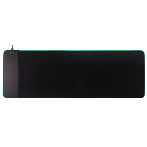 Alfombrilla para raton q-connect con cargador inalambrico e iluminacion rgb color negro 800x300x4 mm