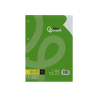 Recambio liderpapel din a4 100 hojas 75 gr cuadro 3 mm con margen 4 taladros