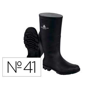 Botas deltaplus de seguridad stone pvc negro suela de tacos talla 41