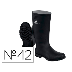 Botas deltaplus de seguridad stone pvc negro suela de tacos talla 42