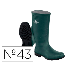 Botas deltaplus de seguridad stone pvc verde suela de tacos talla 43