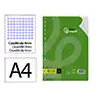 Recambio liderpapel a4 100 hojas 75gr cuadro 4mm con margen 16 taladros