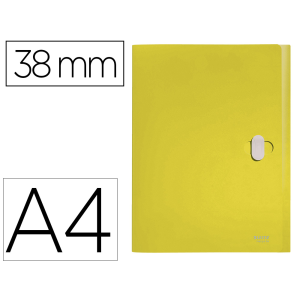 Carpeta de proyectos leitz recycle din a4 polipropileno lomo 38 mm amarillo