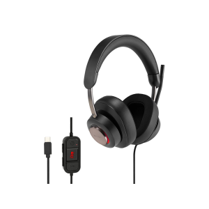 Auricular kensington h2000 professional con microfono usb-c longitud cable 1,8 mt