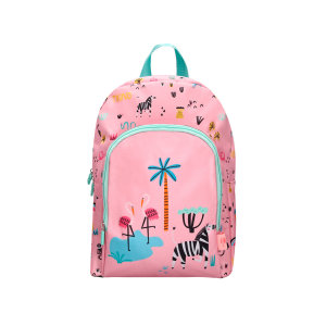 Mochila escolar liderpapel safari infantil rosa cebra 330x110x250