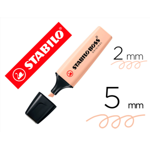 Rotulador stabilo boss pastel fluorescente 70 nature colors beige
