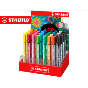 Rotulador stabilo acuarelable pen 68 max arty line expositor de 32 unidades colores surtidos