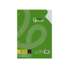 Recambio liderpapel a4 100 hojas 75gr cuadro 4mm con margen 4 taladros
