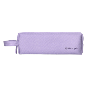 Estuche portatodo liderpapel classic rectangular con asa 210x70mm lila