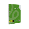 Recambio liderpapel a4 100 hojas 75gr cuadro 4mm con margen 4 taladros