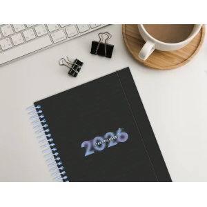 Agenda espiral liderpapel kimolos a6 2026 semana vista focus papel 70 gr fsc