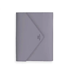 Agenda encuadernada liderpapel psara a5 2026 dia pagina morado papel 70 gr fsc