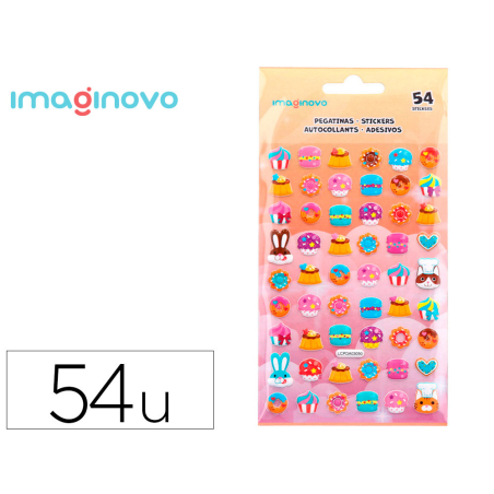 Pegatinas imaginovo dulces magic dreams con relieve 190x105 mm en blister