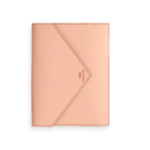 Agenda encuadernada liderpapel psara a5 2026 dia pagina rosa nude papel 70 fsc