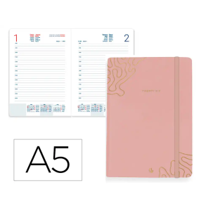 Agenda encuadernada...