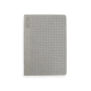 Agenda encuadernada liderpapel anafi a5 2026 dia pagina gris papel 70 gr fsc