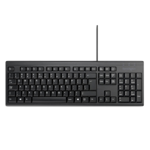Teclado kensington kb100 eq con cable 2400 dpi usb-a color negro