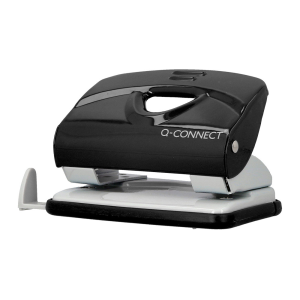 Taladrador q-connect kf14217 negro abertura 2 mm capacidad 20 hojas