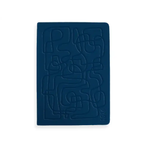 Agenda encuadernada liderpapel icaria a5 2026 dia pagina azul oscuro papel 70 gr fsc