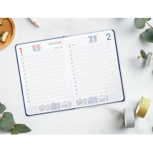 Agenda encuadernada liderpapel icaria a5 2026 dia pagina negro papel 70 gr fsc