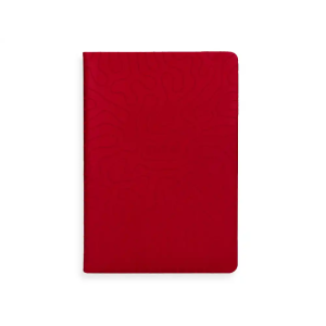 Agenda encuadernada liderpapel lipsi a5 2026 dia pagina rojo papel 70 gr fsc