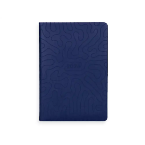 Agenda encuadernada liderpapel lipsi a5 2026 dia pagina azul papel 70 gr fsc