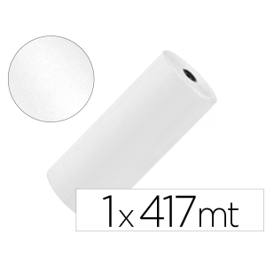 Papel kraft liderpapel blanco bobina 1 mt x 417 mt especial para embalaje peso 25 kg