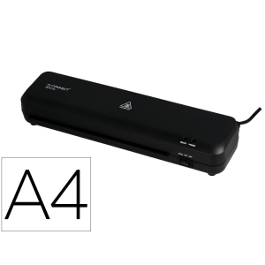 Plastificadora q-connect compacta kf19061 din a4 plastificado caliente/frio luces ready/power 2 rodillos