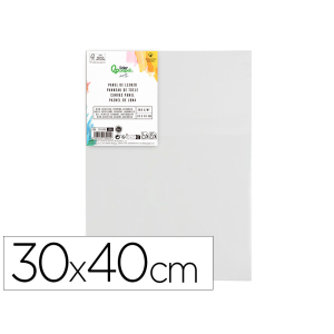 Panel de lienzo liderpapel 30x40 cm gramaje 280g/m2 certificado fsc