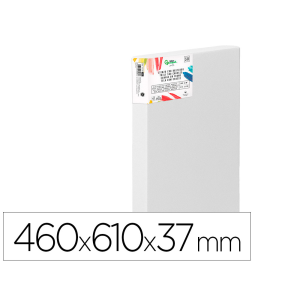 Bastidor 3d extragrueso liderpapel 12p grapado parte trasera algodon 100% 46x61 cm gramaje 380g/m2 certificado