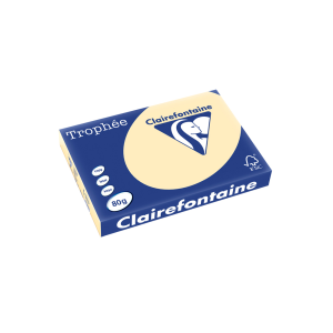 Papel color trophee a3 80gr arena pastel paquete de 500 hojas