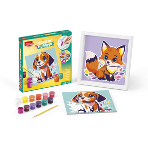 Juego maped creativ pinta por numeros perro/zorro