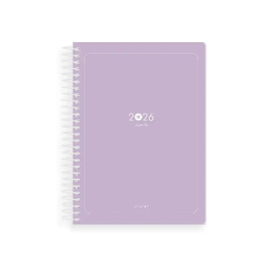 Agenda espiral antartik essentials a5+ 2026 día páginamorado papel 80g fsc