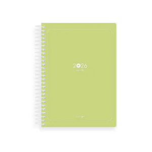 Agenda espiral antartik essentials a5+ 2026 día páginaverde papel 80g fsc