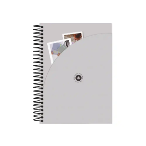 Agenda espiral antartik manifest a5+ 2026 día página azul papel 80g fsc