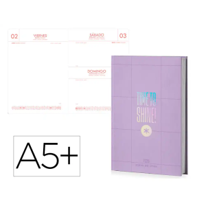 Agenda encuadernada...