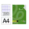 Recambio liderpapel a4 100 hojas 75gr cuadro 8mm con margen 4 taladros