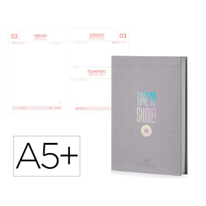 Agenda encuadernada...