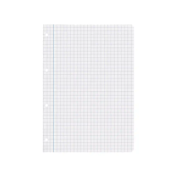 Recambio liderpapel a4 100 hojas 75gr cuadro 8mm con margen 4 taladros