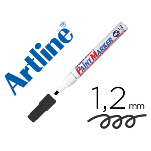Rotulador artline marcador permanente ek-440 xf negro -punta redonda 1.2 mm -metal caucho y plastico
