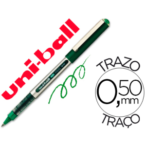Rotulador uni-ball roller ub-150e micro eye verde 0,5 mmunidad