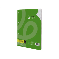 Recambio liderpapel a4 100 hojas 75gr horizontal con margen 4 taladros