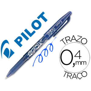Boligrafo pilot frixion borrable azul