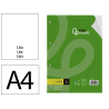 Recambio liderpapel a4 100 hojas 75gr liso sin margen 4 taladros